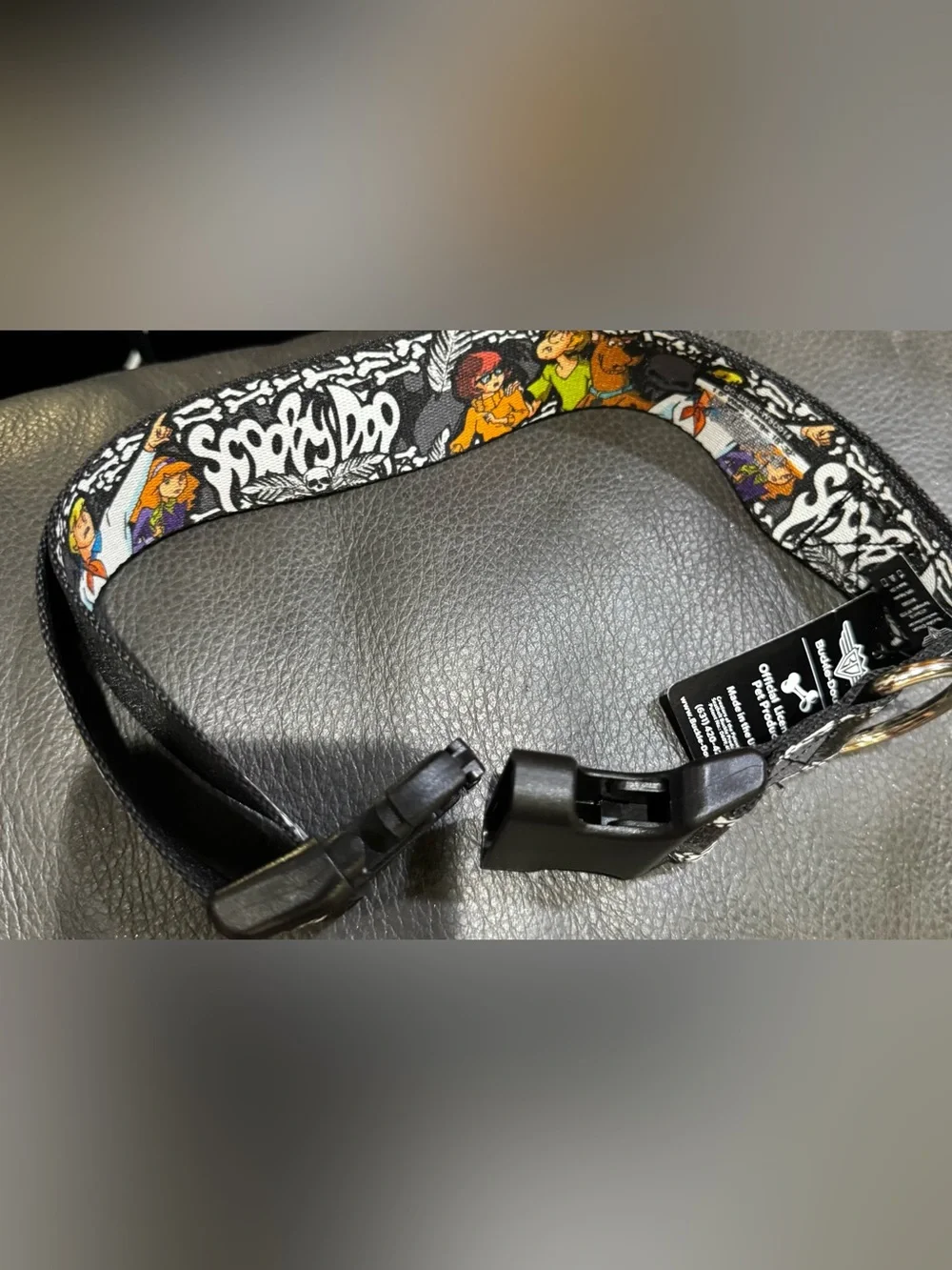NWT Buckle Down Scooby Doo 1.5 inch wide fits 18”-32” dog collar